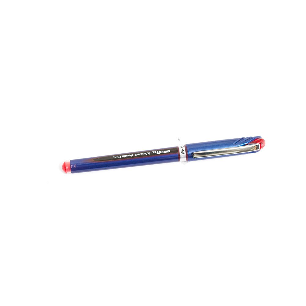 Pentel, Gel, Art & School, EnerGel, Needle Tip, 0.5mm, Liquid, 50881, Red